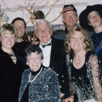 the Madden Family poses for a photo during a special event