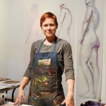 Jennifer Ghormley creating figurative art prints